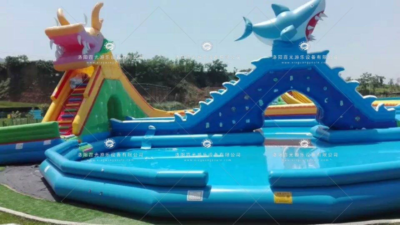 沙湾儿童乐园充气游泳池